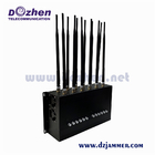 GSM 3G 4G 5G Cell Phone WIFI2.4g GPS Lojack UHF VHF Signal Jammer Indoor Meeting Room