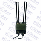 Portable 80W 6 Bands Manpack Wireless signal jamming device