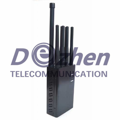 Antennes sans fil tenues dans la main WiFi GPS L1 L2 L5 2G 3G 4G 4V/3600mA/h du brouilleur 8 de signal